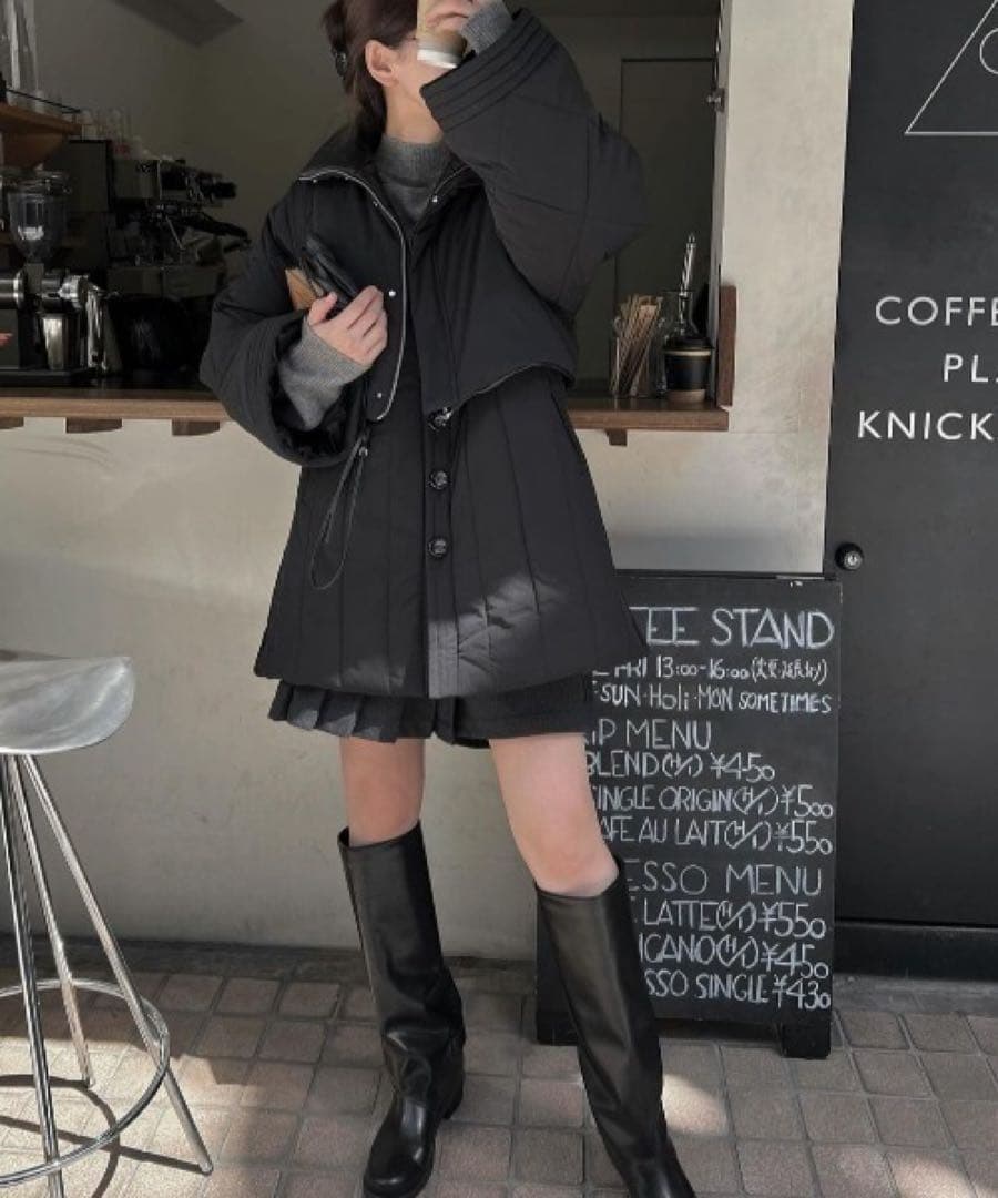 ウィルフリー　willfully キルティングコート（ダウンコート）