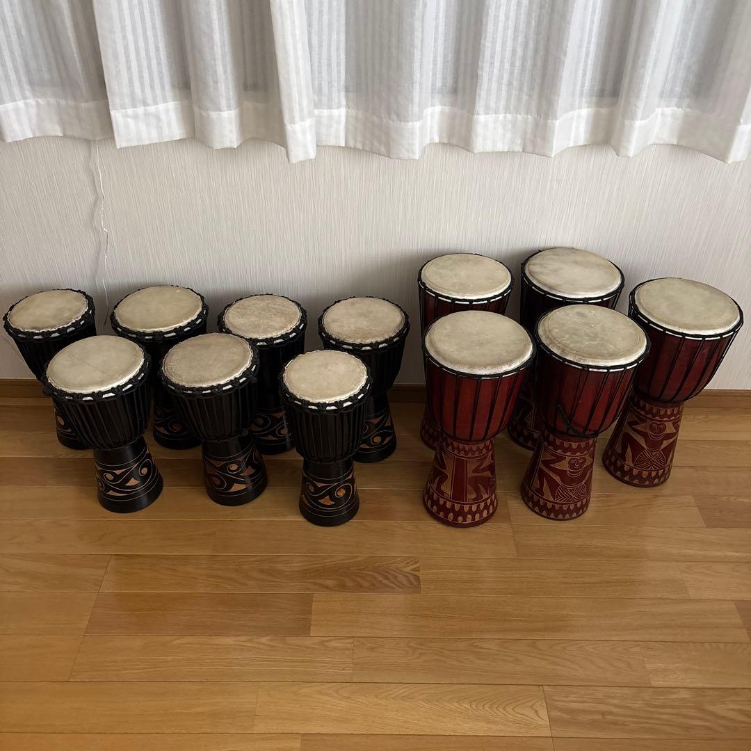 ジャンベ　大5個　中7個セット