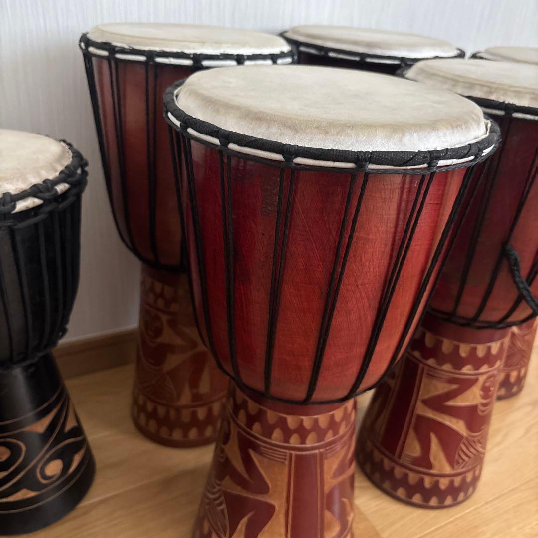 ジャンベ　大5個　中7個セット