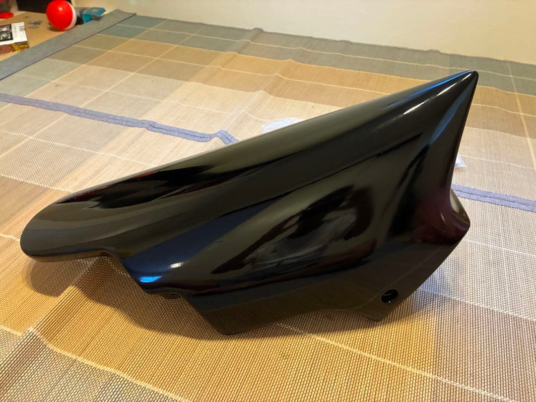 vtr250 コワースアンダーカウル取付のみ黒ゲルからウレタン塗装済み