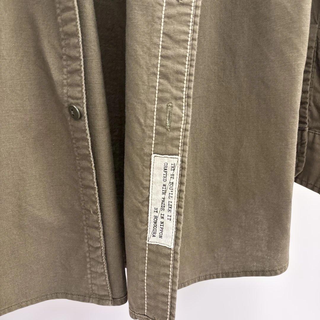 Boncoura ボンクラ USN ワークシャツ ポプリン 38