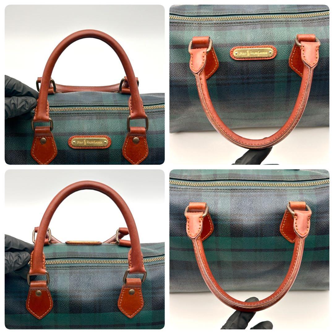 ✨極美品✨ ラルフローレン ボストンバッグ ミニ 高級レザー 希少性大 旅行鞄