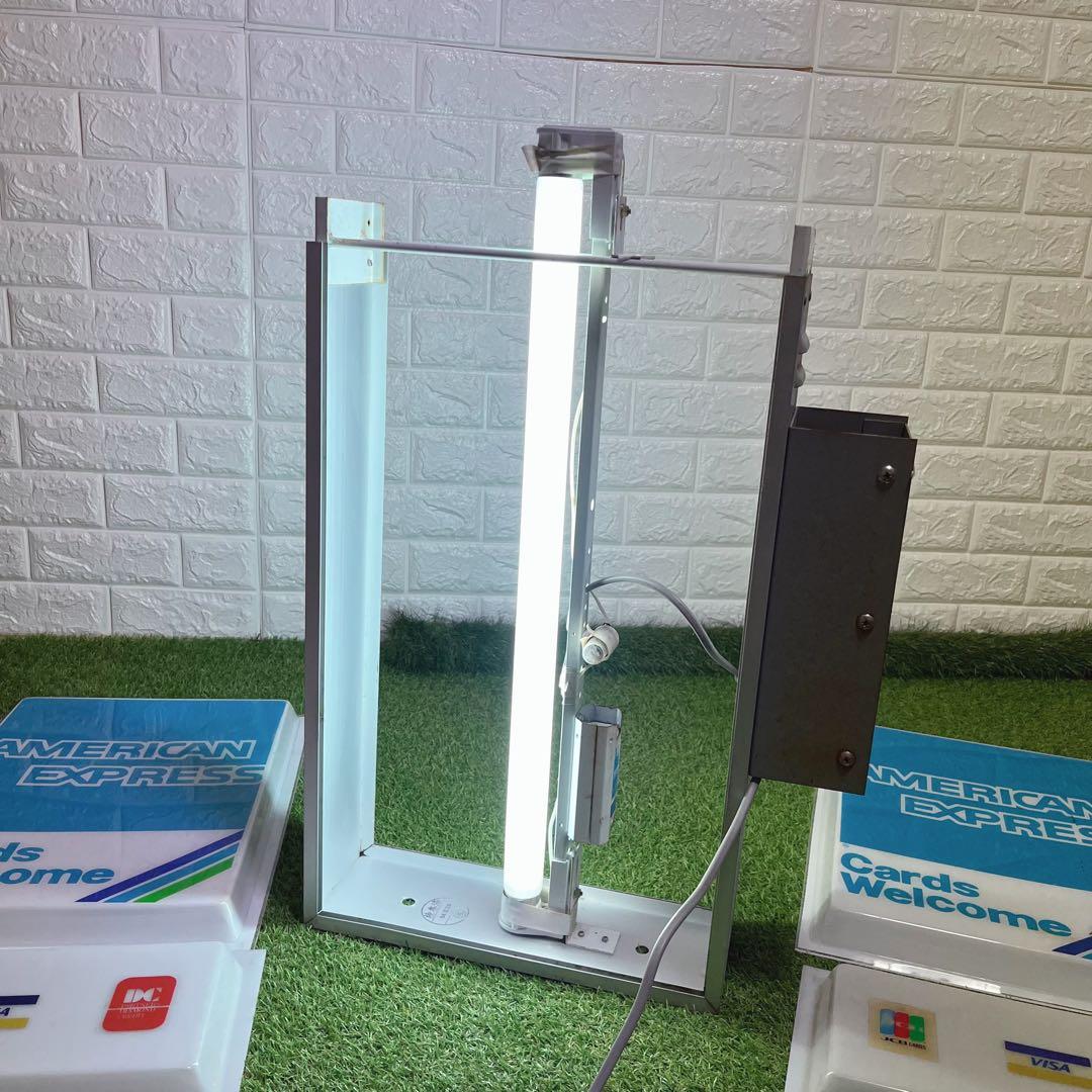 入手困難 平成レトロ アメリカンエキスプレス 看板照明 ライト アンティーク