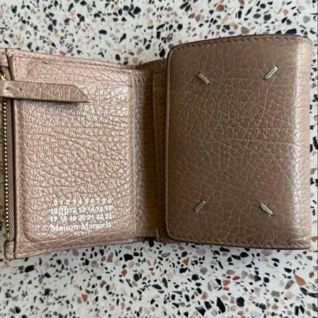 Maison Margiela ベージュ　三つ折り財布