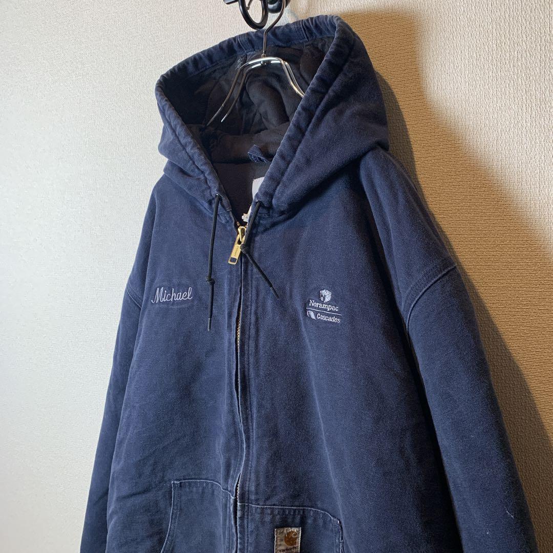 カーハート アクティブジャケット ダークネイビー XL メキシコ製 【大人気】