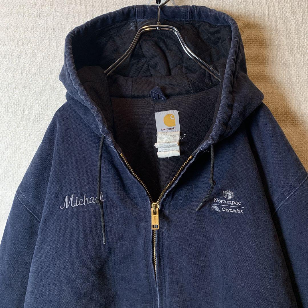 カーハート アクティブジャケット ダークネイビー XL メキシコ製 【大人気】