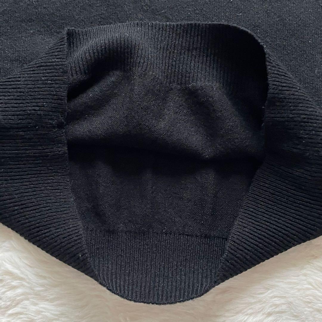 極美品✨ラルフローレン 黒タグ カシミヤ100% ビッグポニー ニット M 黒