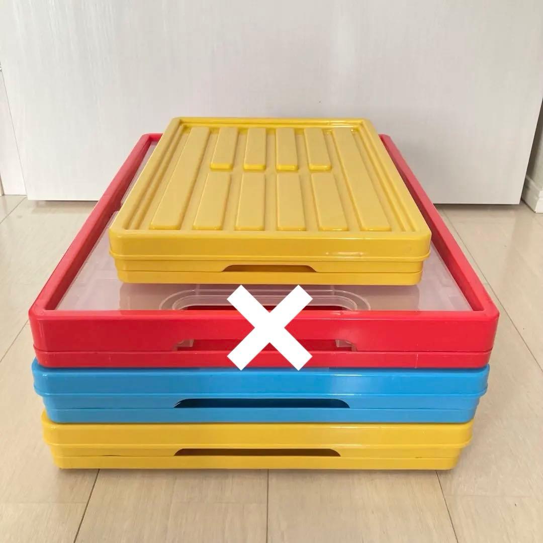 ナカバヤシ kids color 折りたたみコンテナ　カラー ミッフィー 4点