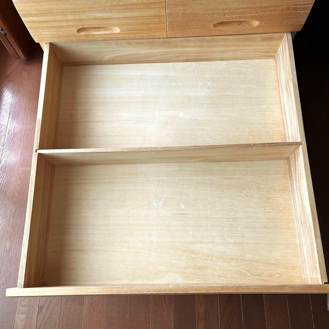 【金欠太郎です】桐 押入れタンス キャスター付き