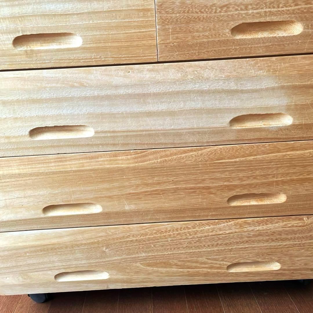 【金欠太郎です】桐 押入れタンス キャスター付き