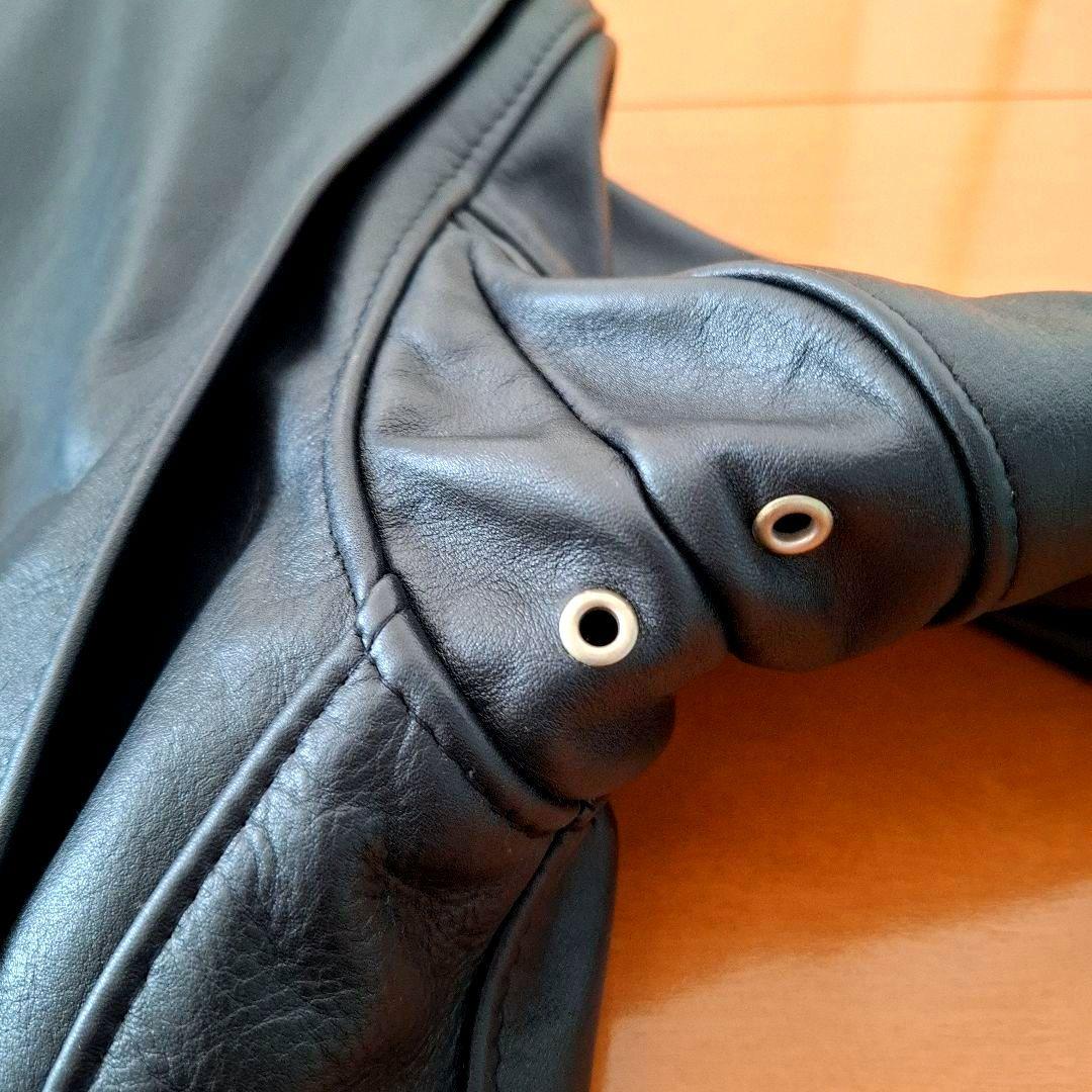 ほぼ未使用　SCHOTT　641　ショット シングル　極厚革です　38　USA製