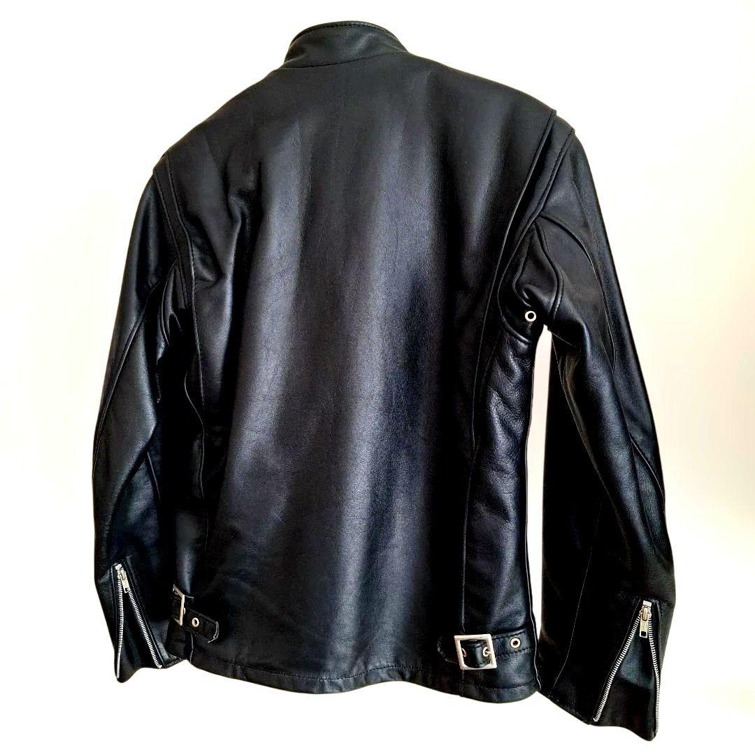 ほぼ未使用　SCHOTT　641　ショット シングル　極厚革です　38　USA製