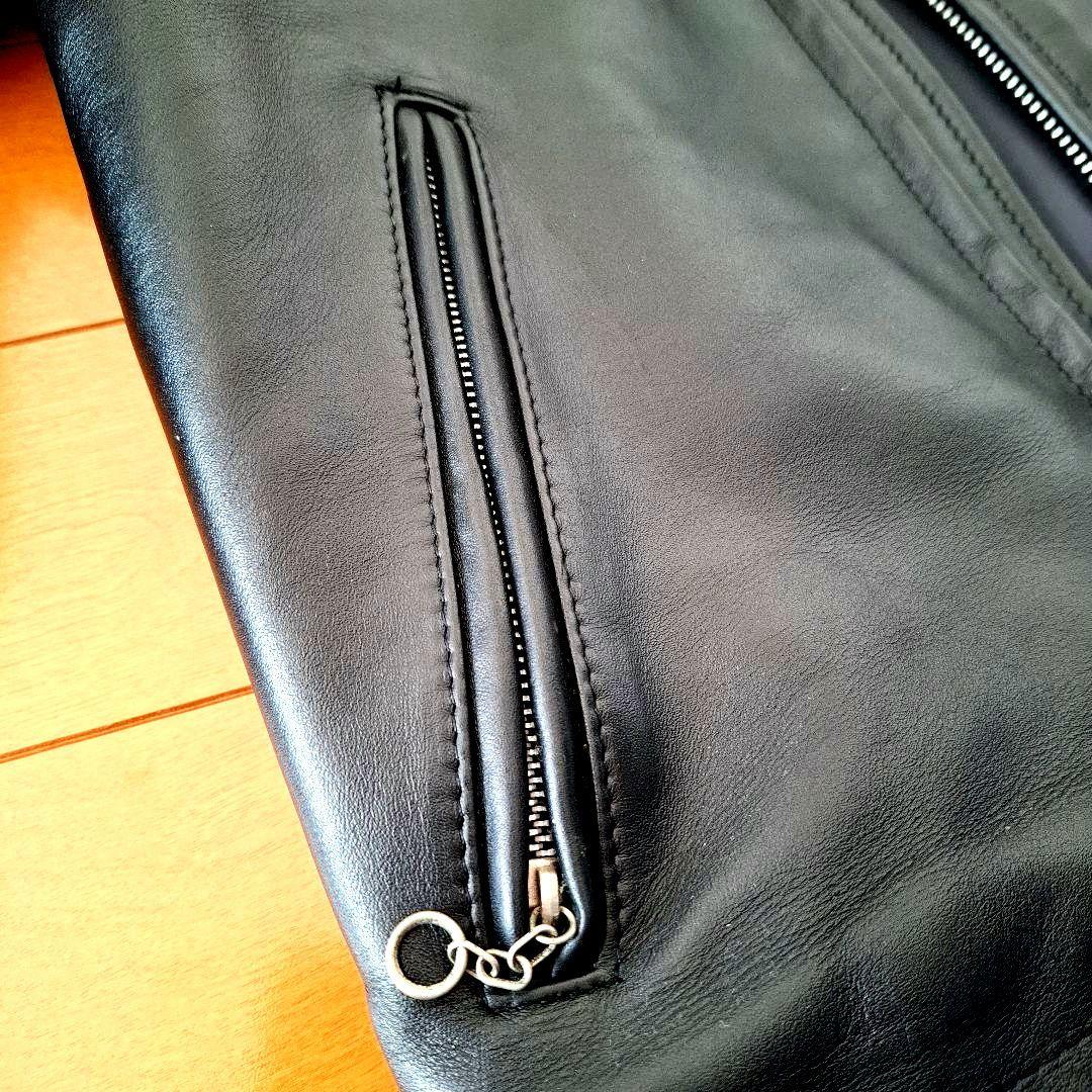 ほぼ未使用　SCHOTT　641　ショット シングル　極厚革です　38　USA製