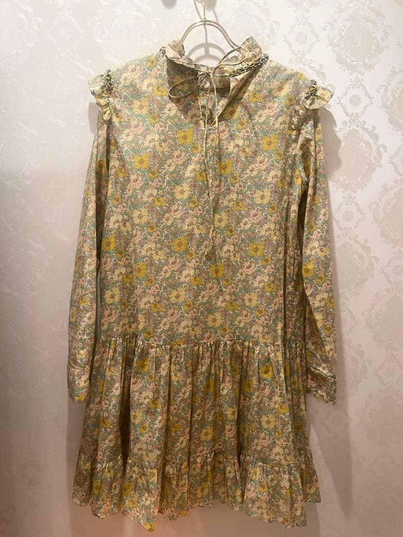 【LULU様】Horror Vacui リバティプリントワンピース ドレス