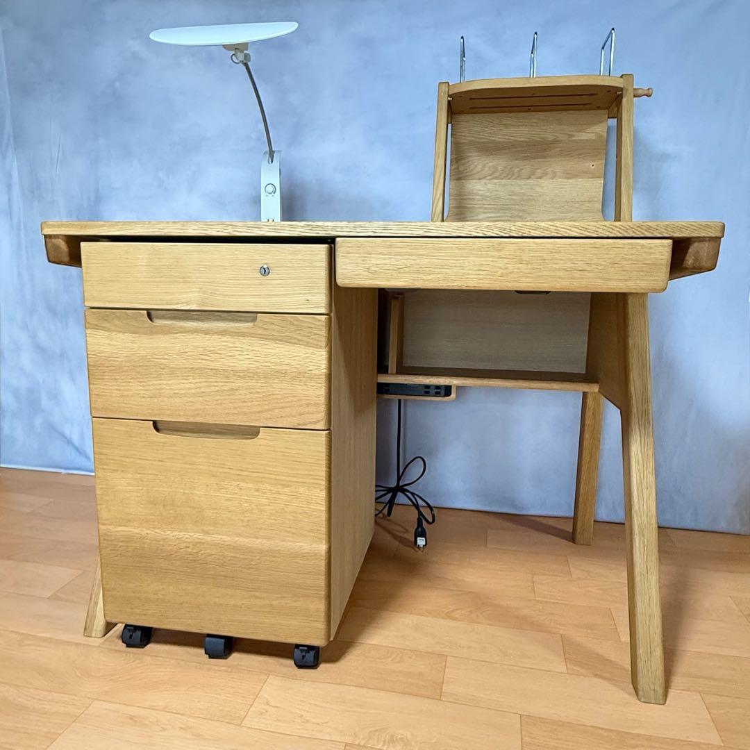 カリモク家具 ピュアナチュール デスク 学習机 引出し付 SU3320
