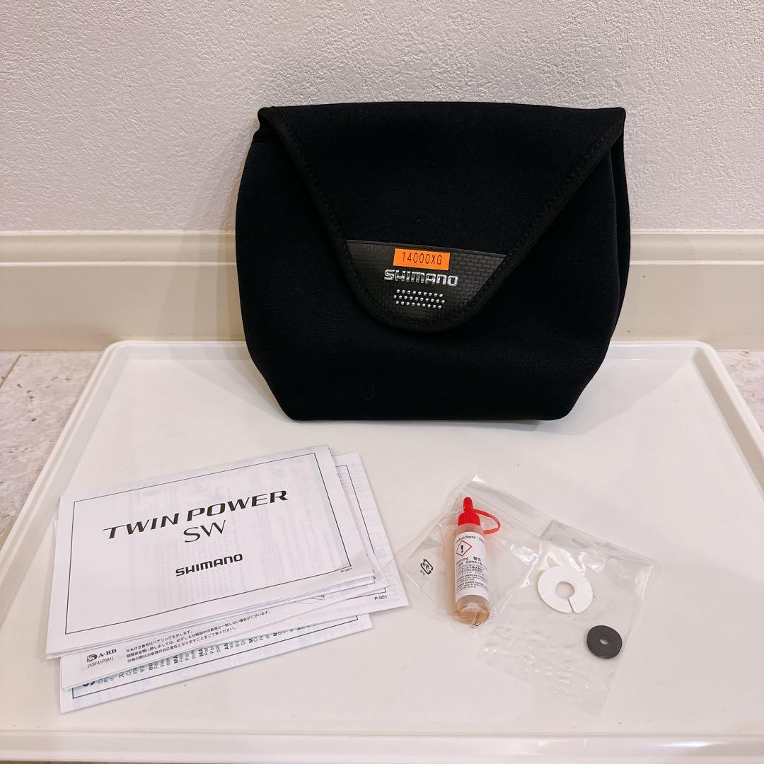 シマノ 21 ツインパワー SW 14000XG スピニングリール+ 5号ライン