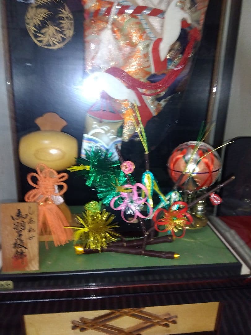 羽子板 硝子ケース入り