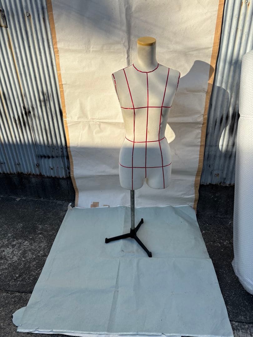 ボディーライン入り　トルソー　ボディマネキン　洋装ソーイング