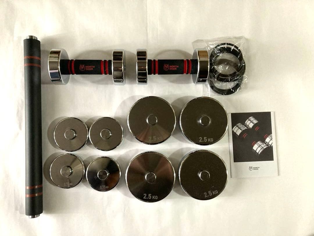 【お買い得セット】NORTH DEER ダンベルセット 電気通信工事