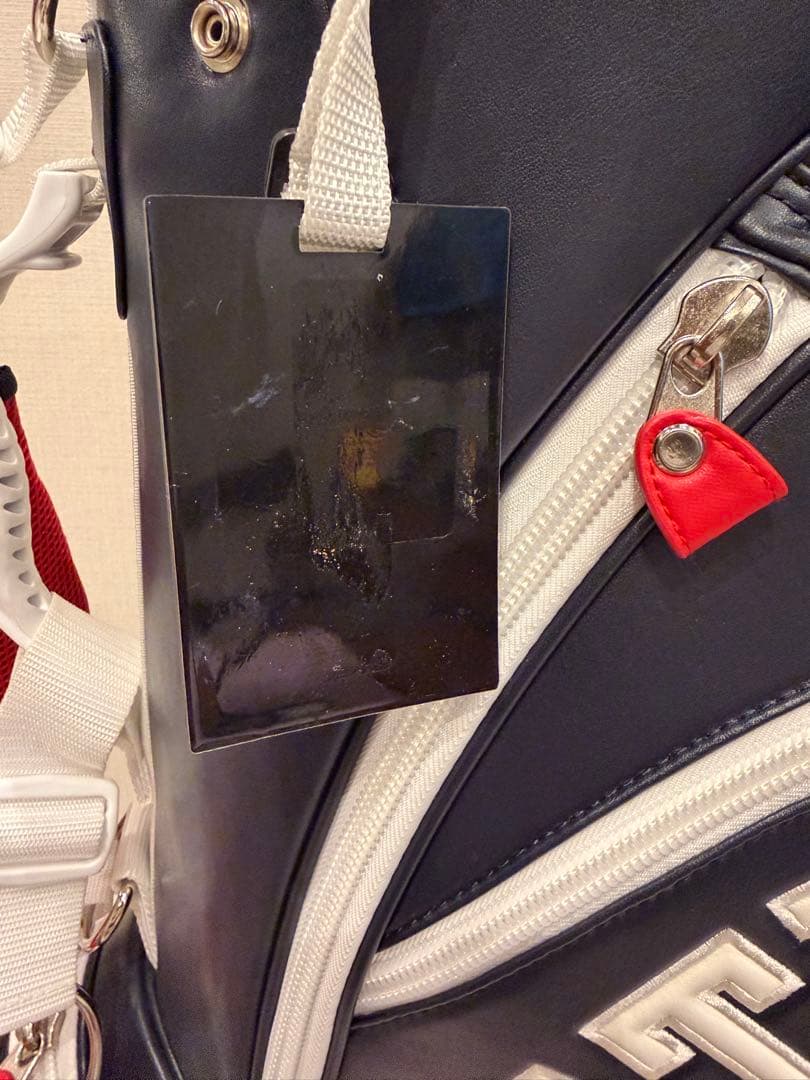 たとぅ〜ん パーリーゲイツ キャディバッグ トリコロール ヘッドカバー付き