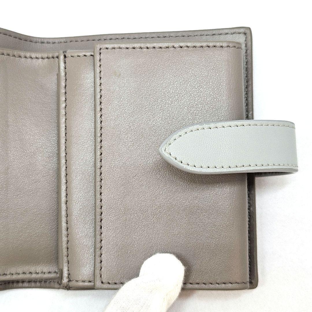 CELINE バイカラー STRAP WALLE スモール