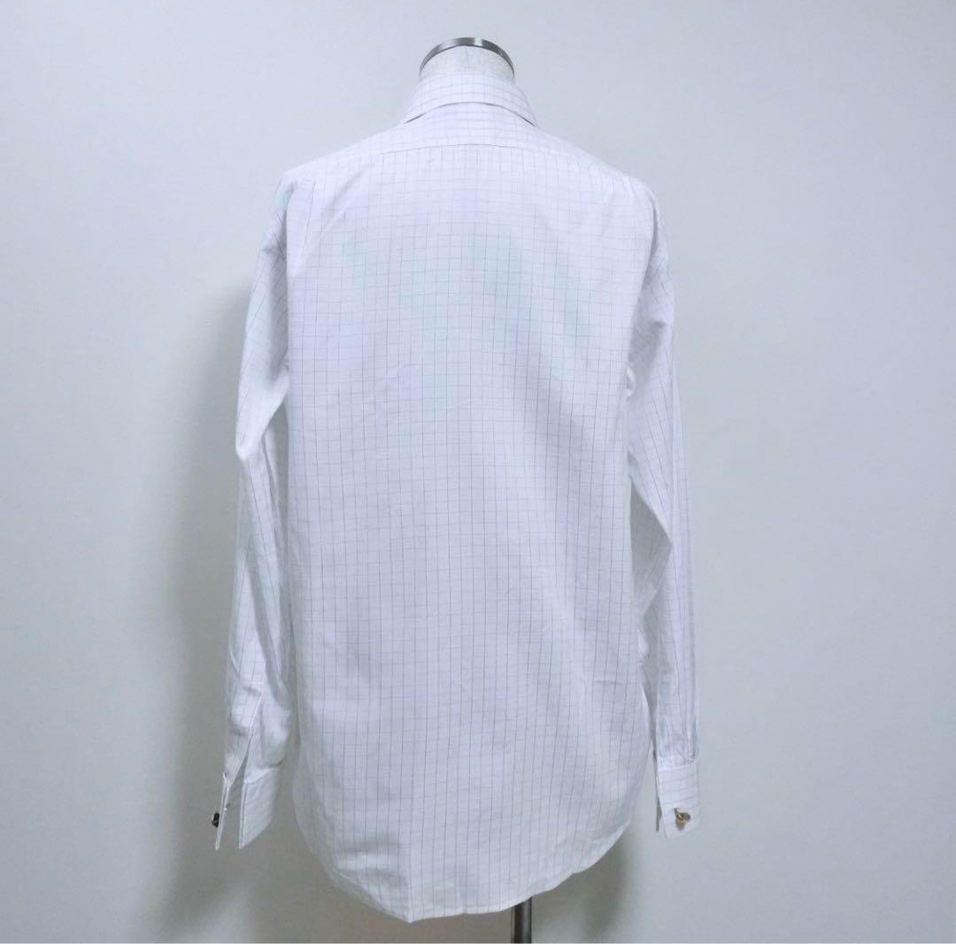 ラルフローレン　パープルレーベル　ワイドカラー　ダブルカフス　シャツ