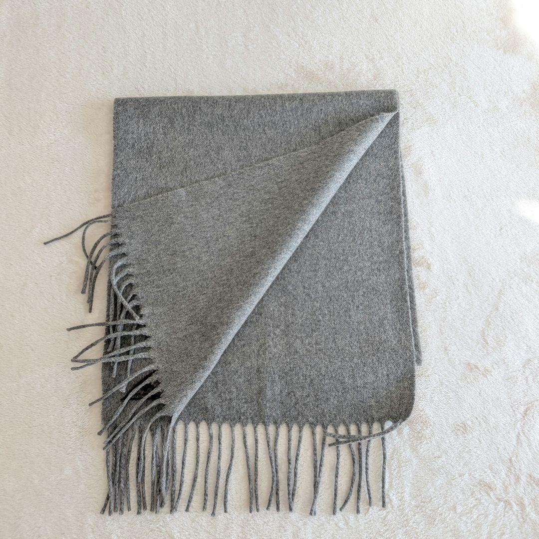 Loro Piana ロロピアーナ カシミヤ100% マフラー グレー