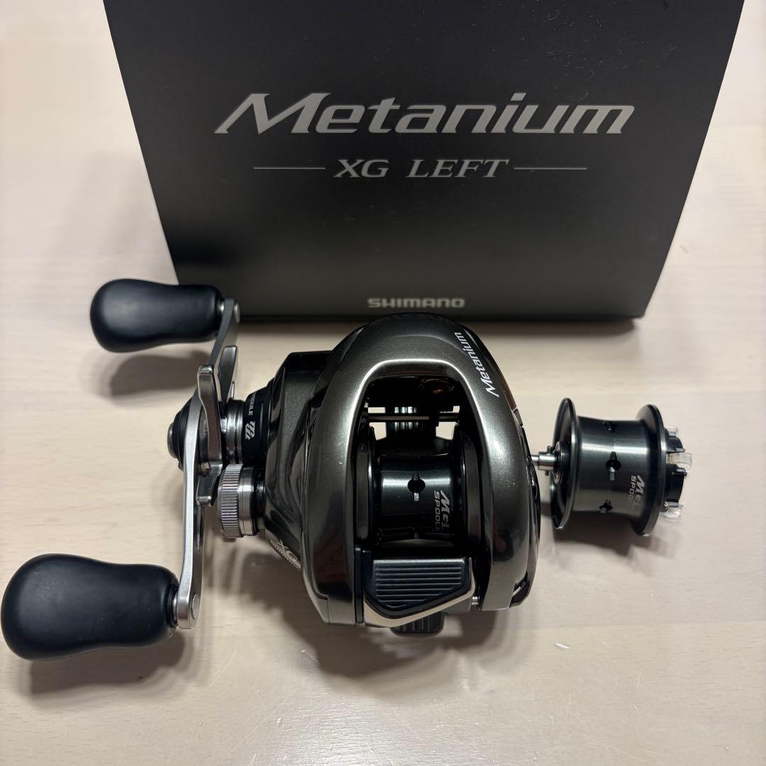 シマノ 20 メタニウム XG 左 シャロースプール付き 美品 メーカーOH済み