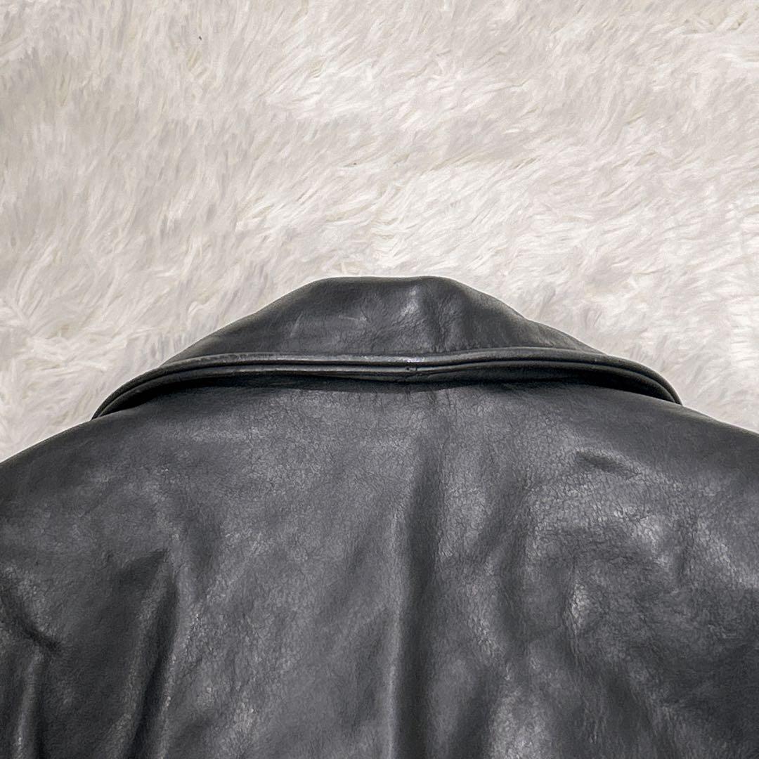 Schott ショット レザージャケット牛革 32 シングルライダース 黒USA
