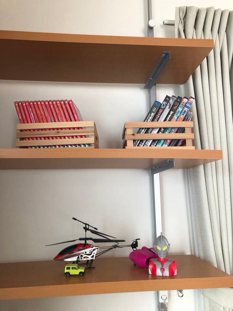 【超美品】つっぱり棚　幅90センチ　ウォールシェルフ