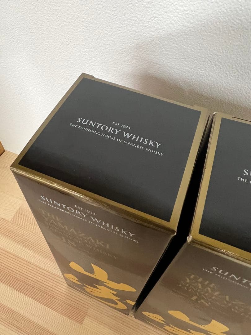 山崎 18年 シングルモルトウイスキー 700ml 2本セット