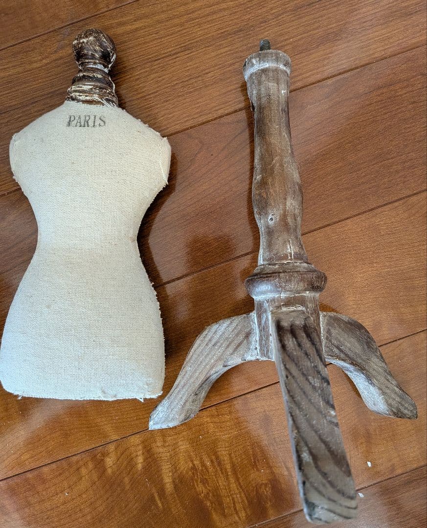 アンティーク雑貨　ミニトルソー　ランプ　サインボード