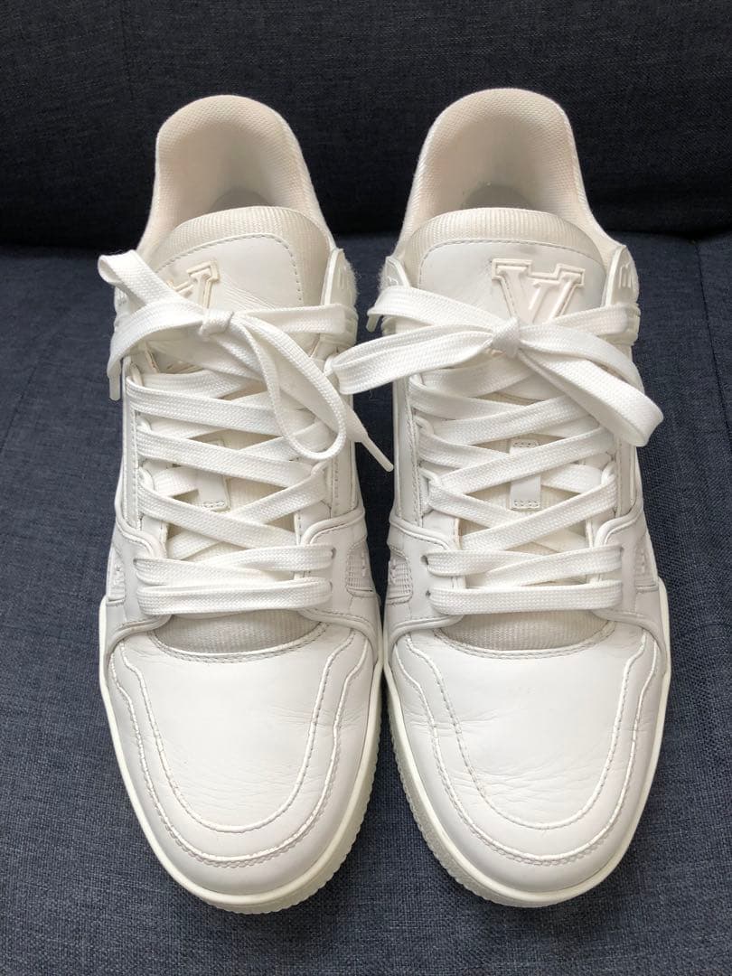 ルイヴィトン LVトレイナーライン スニーカー UK6.5ホワイト 白