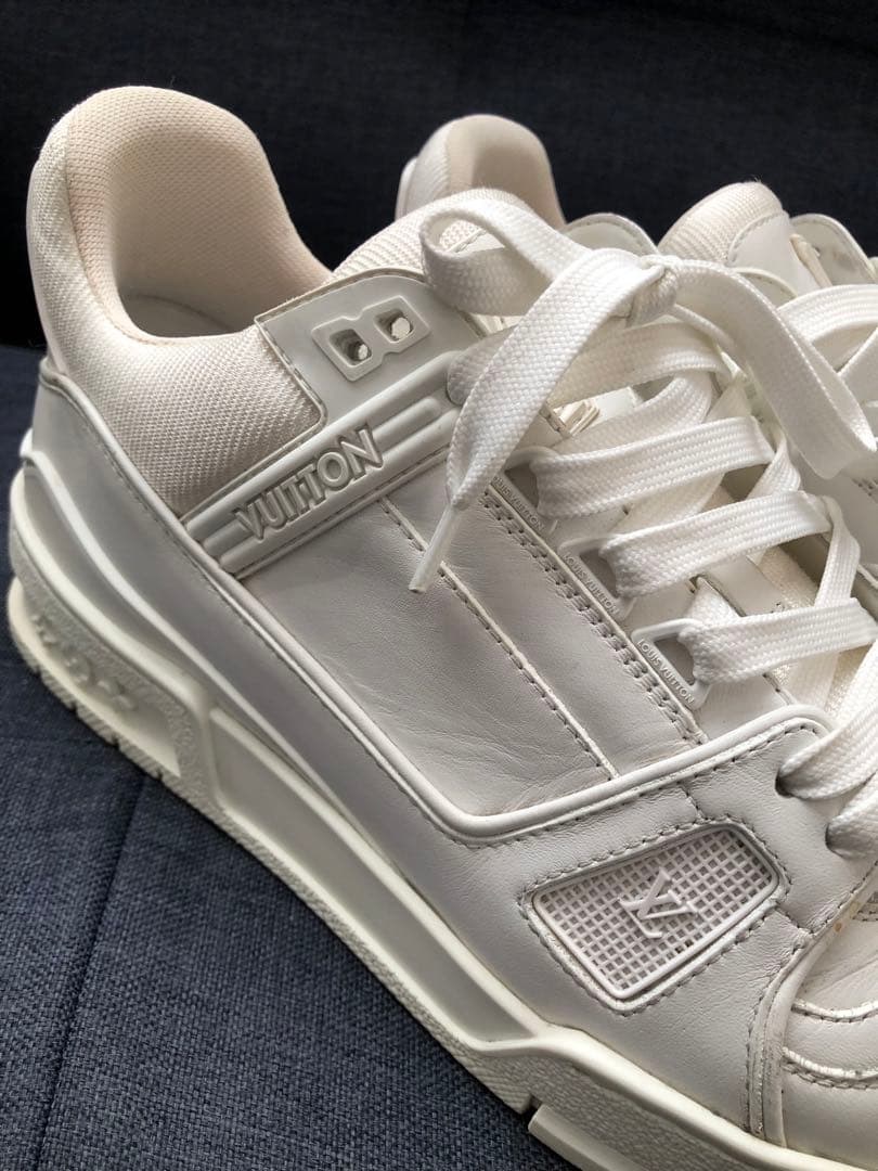 ルイヴィトン LVトレイナーライン スニーカー UK6.5ホワイト 白