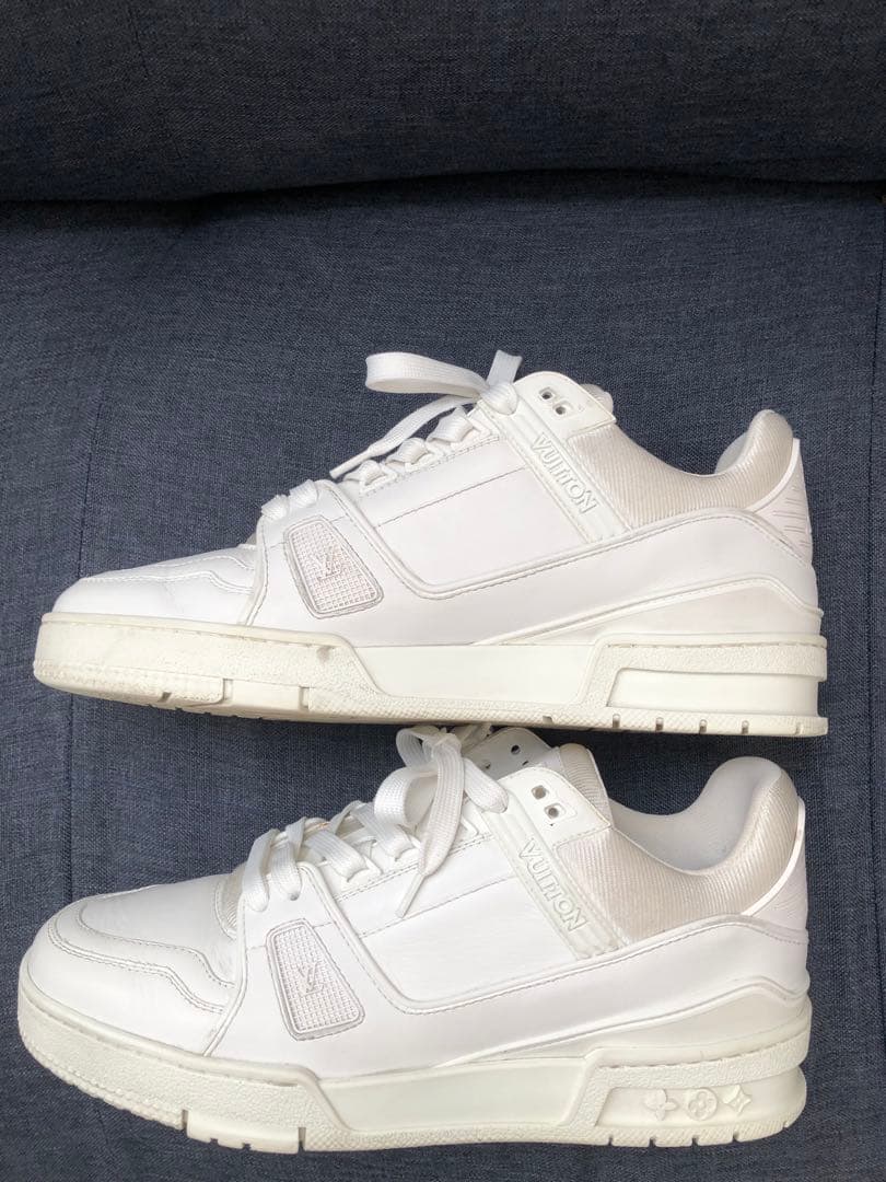 ルイヴィトン LVトレイナーライン スニーカー UK6.5ホワイト 白