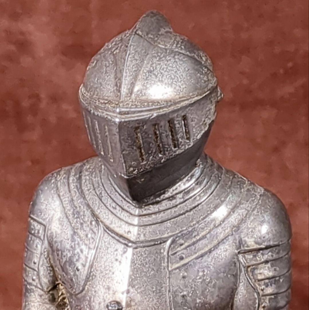 西洋騎士 スタチュー オイルマッチ（？）アンティーク雑貨