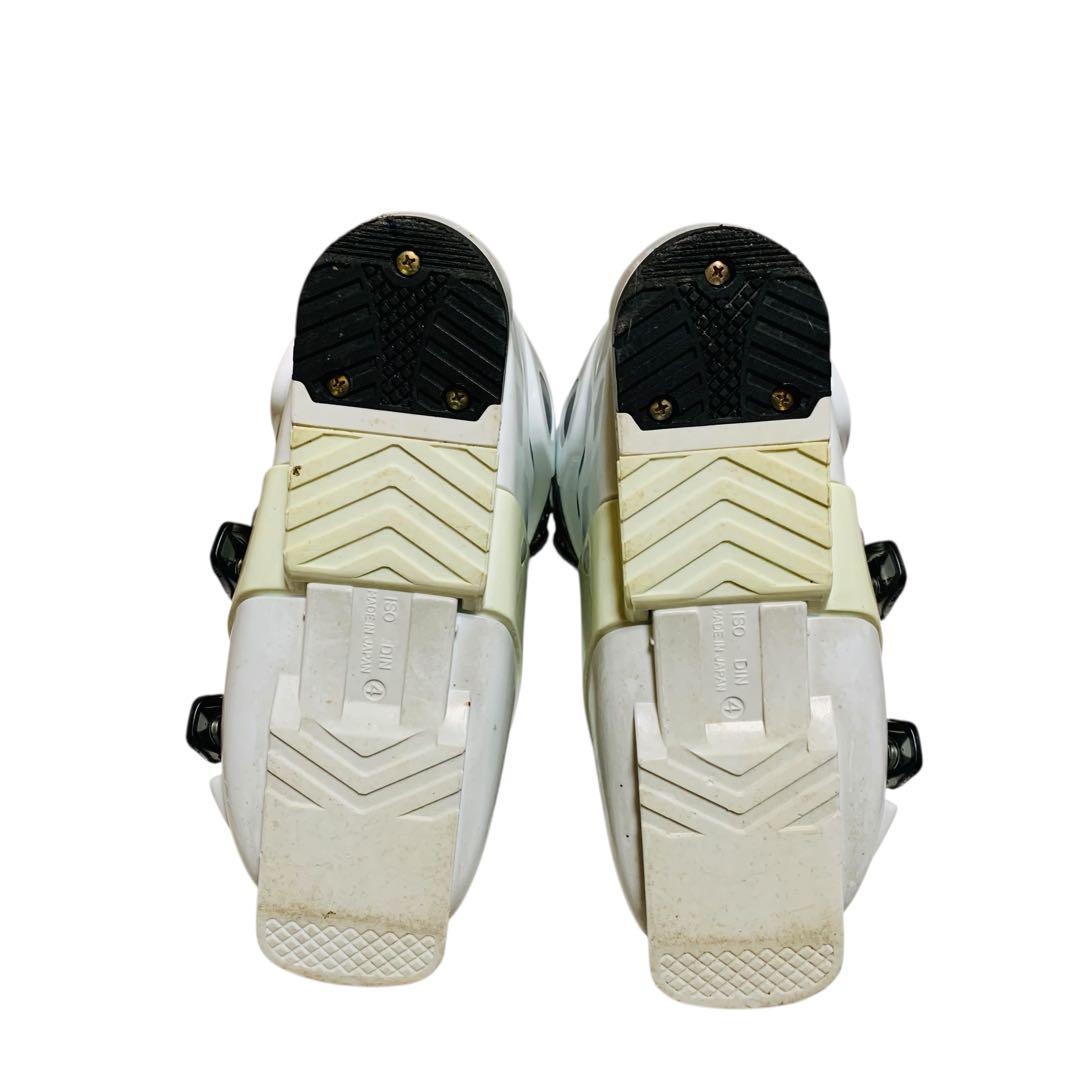 KAZAMA159cmレディーススキーブーツ22.5〜23.5cmストックセット