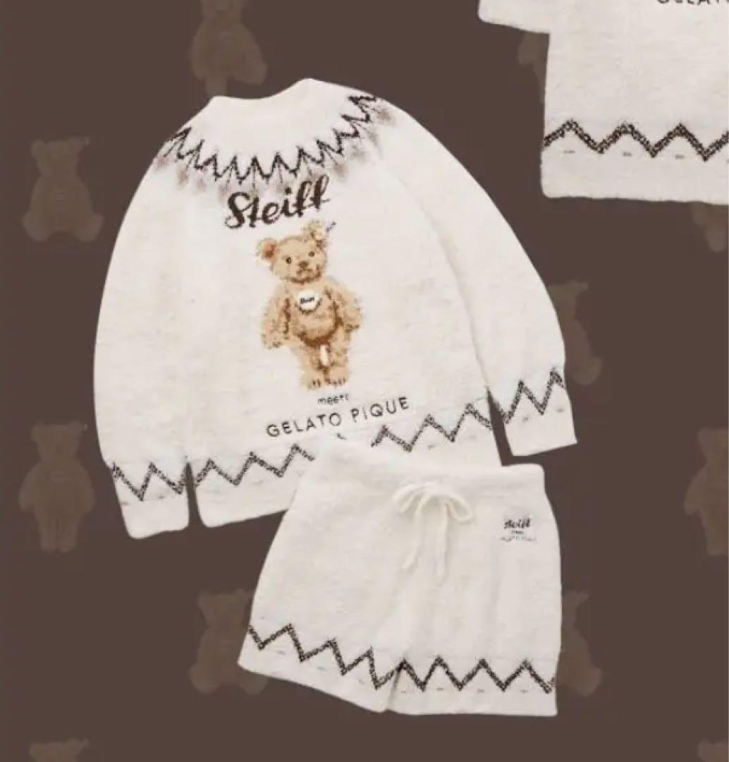 ジェラートJamesフェアアイルジャガードプルオーバー&ショートパンツセット