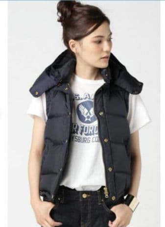 ドゥーズィエムクラス シュタンバウム　別注ダウンベスト