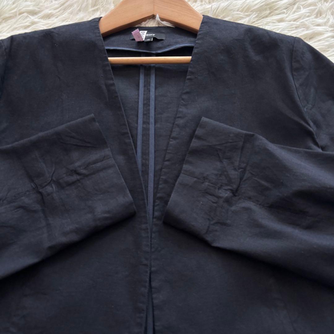 セオリー23SSパンツスーツセットアップEco Crunchリネン混大きいサイズ