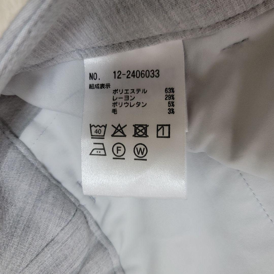 mimi様　プラステ　ノーカラー　セットアップ　グレー　M　入学式　ビジネス