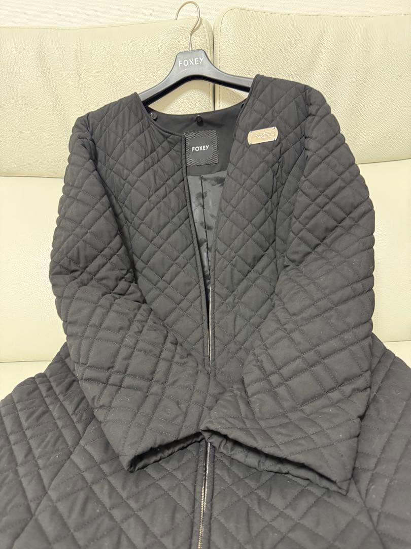 美品foxeyサイズ38 希少大人気モデル43869コートクレオ♡