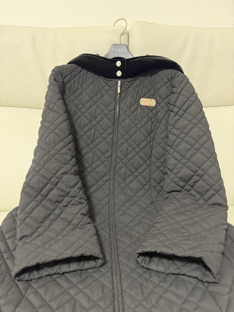 美品foxeyサイズ38 希少大人気モデル43869コートクレオ♡