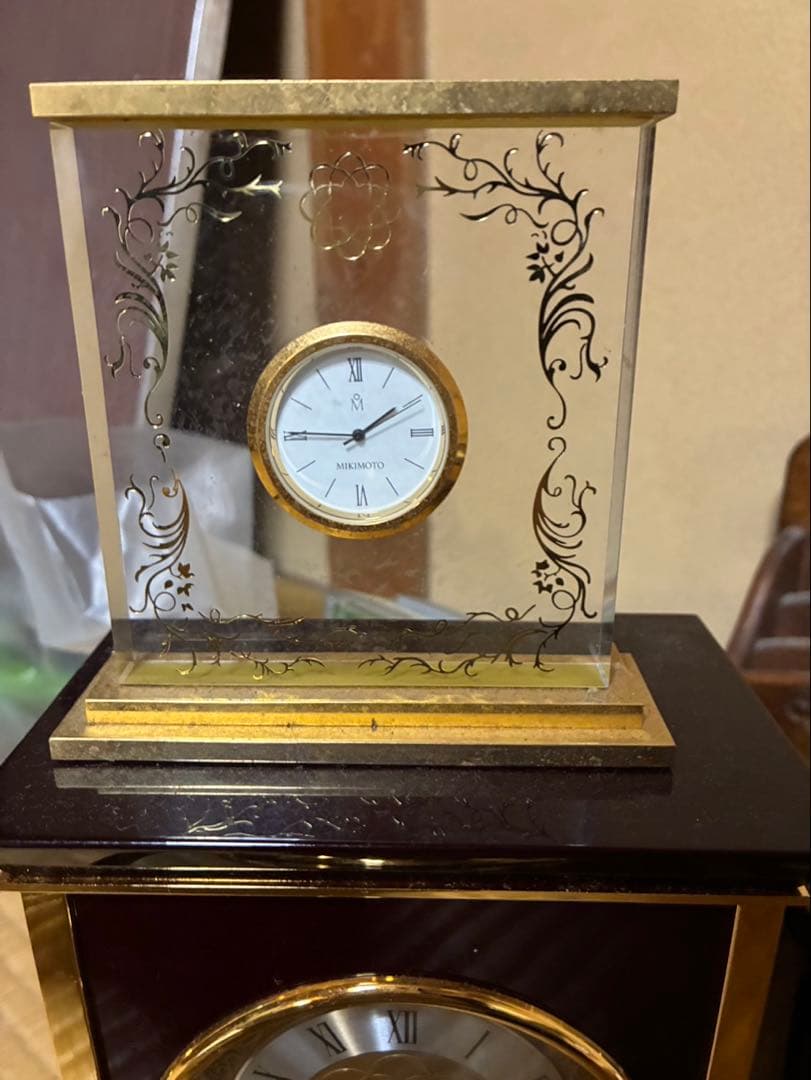 創価学会　池田大作　置時計