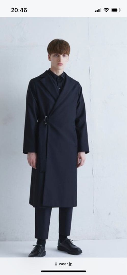 Lui's ウールカルゼタイロッケンコート