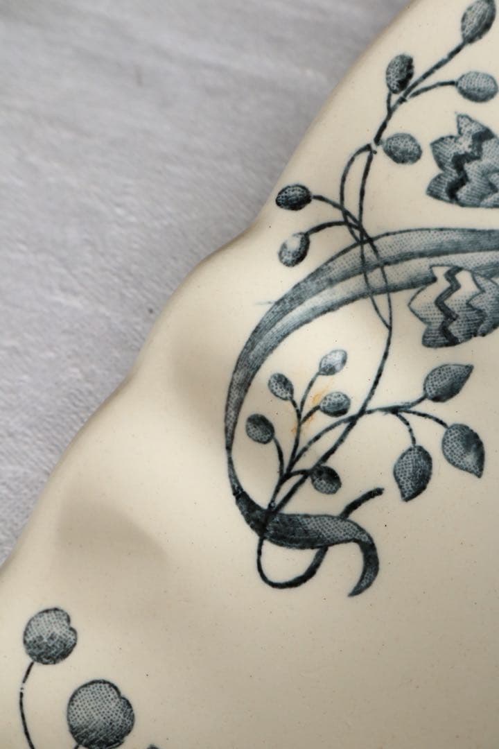 LONGCHAMPS ラヴィエ　フランス　アンティーク　藍色　figue