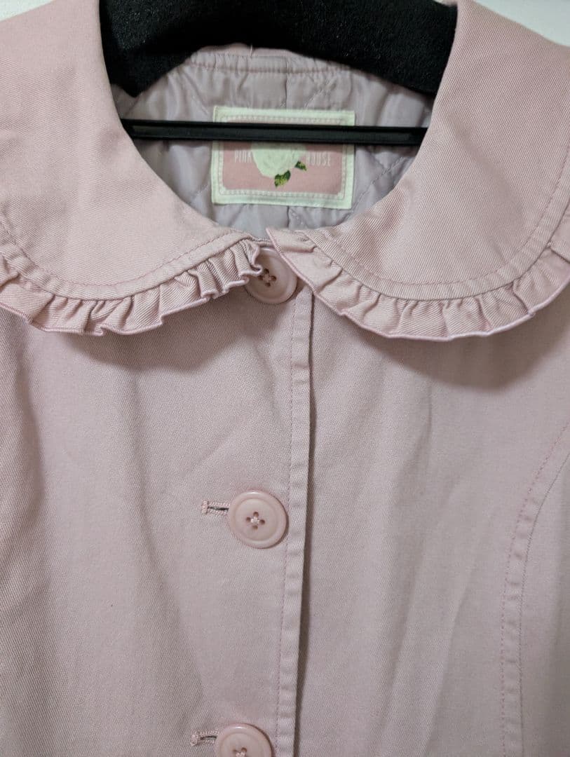 週末限定値下新品　ピンクハウス　襟付き　ロング　ティアード　コート