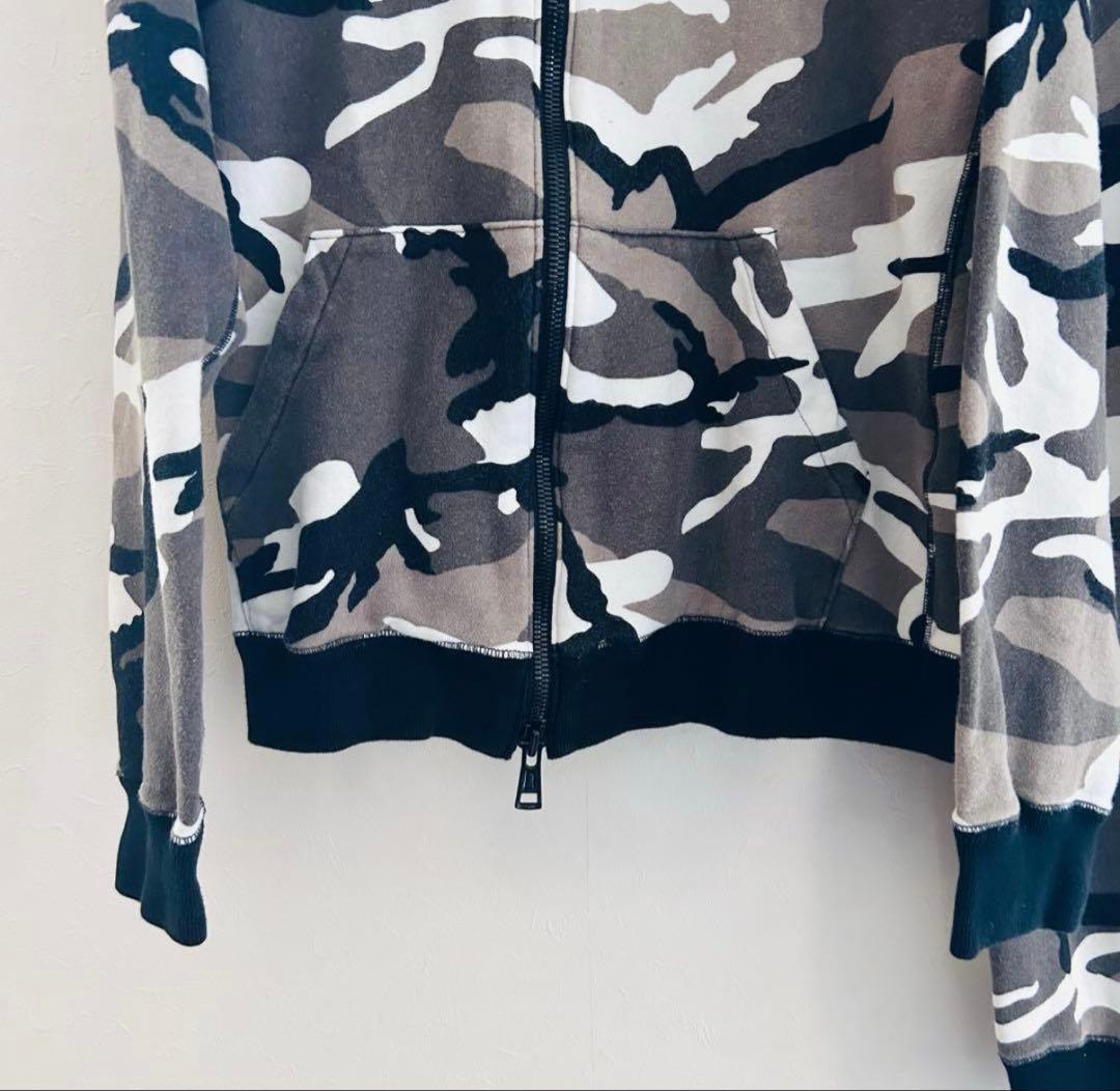 タカ　AKM エイケイエム カモフラ 迷彩 セットアップ パーカー