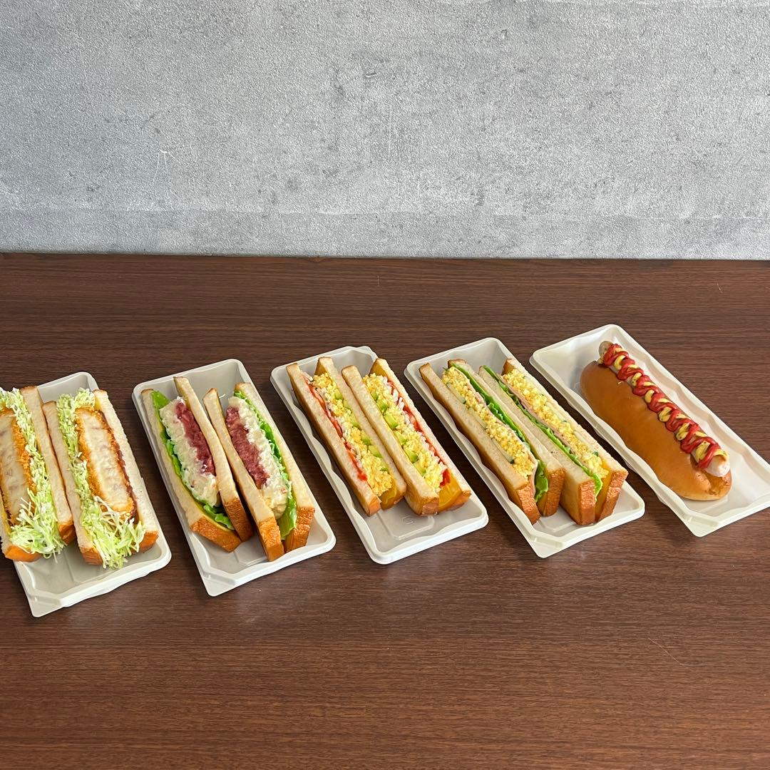 食品サンプル　サンドイッチ　ホットドッグのセット