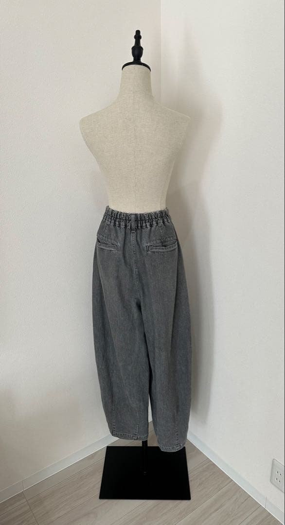 SOLAMONAT(ソラモナ) 5Pカーブジーンズ デニム/黒/ブラック/